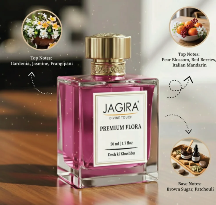Jagira Premium Flora – Floral Unisex Perfume (50 ml)