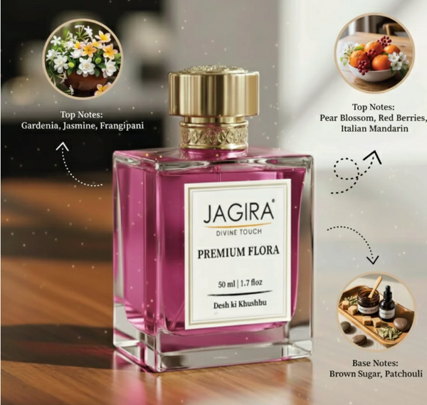 Jagira Premium Flora – Floral Unisex Perfume (50 ml)