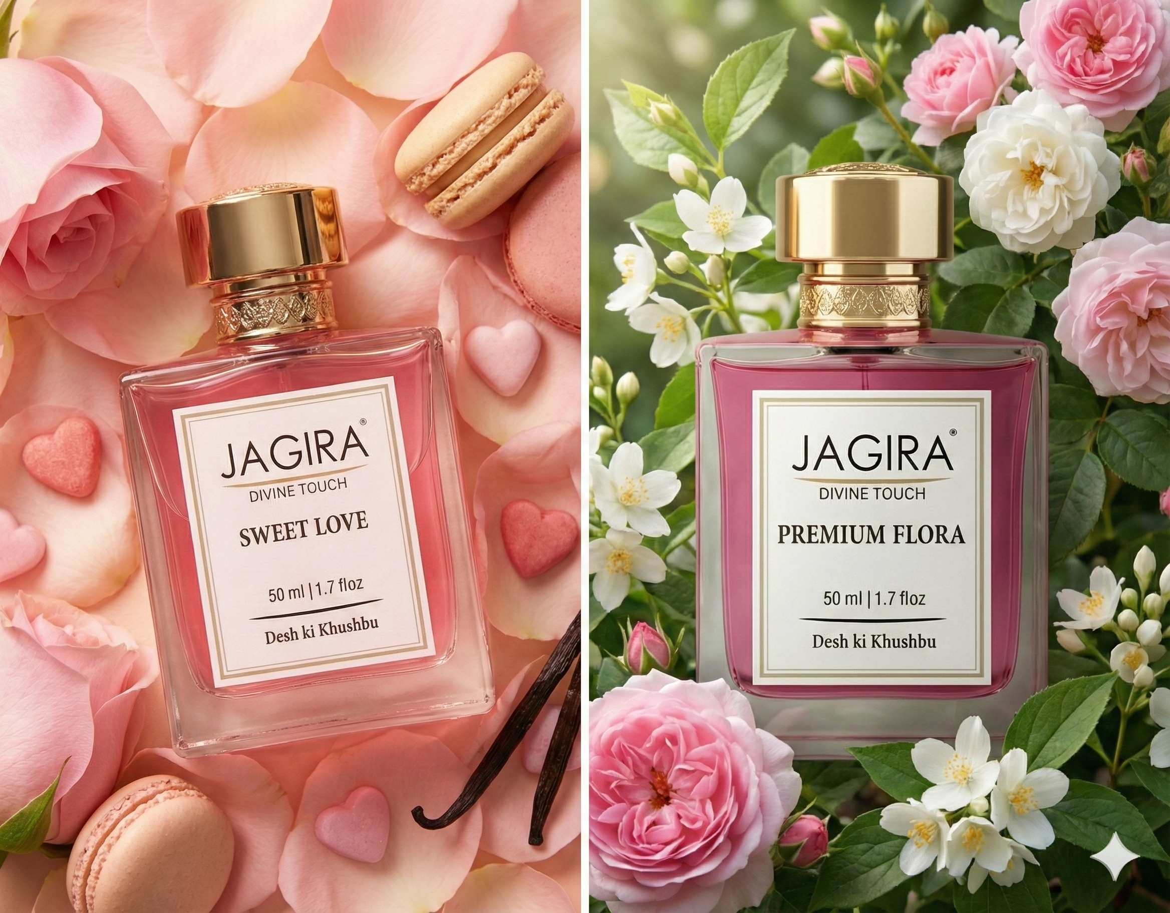 Jagira Sweet Love & Premium Flora – Pack of 2 (50 ml x 2)